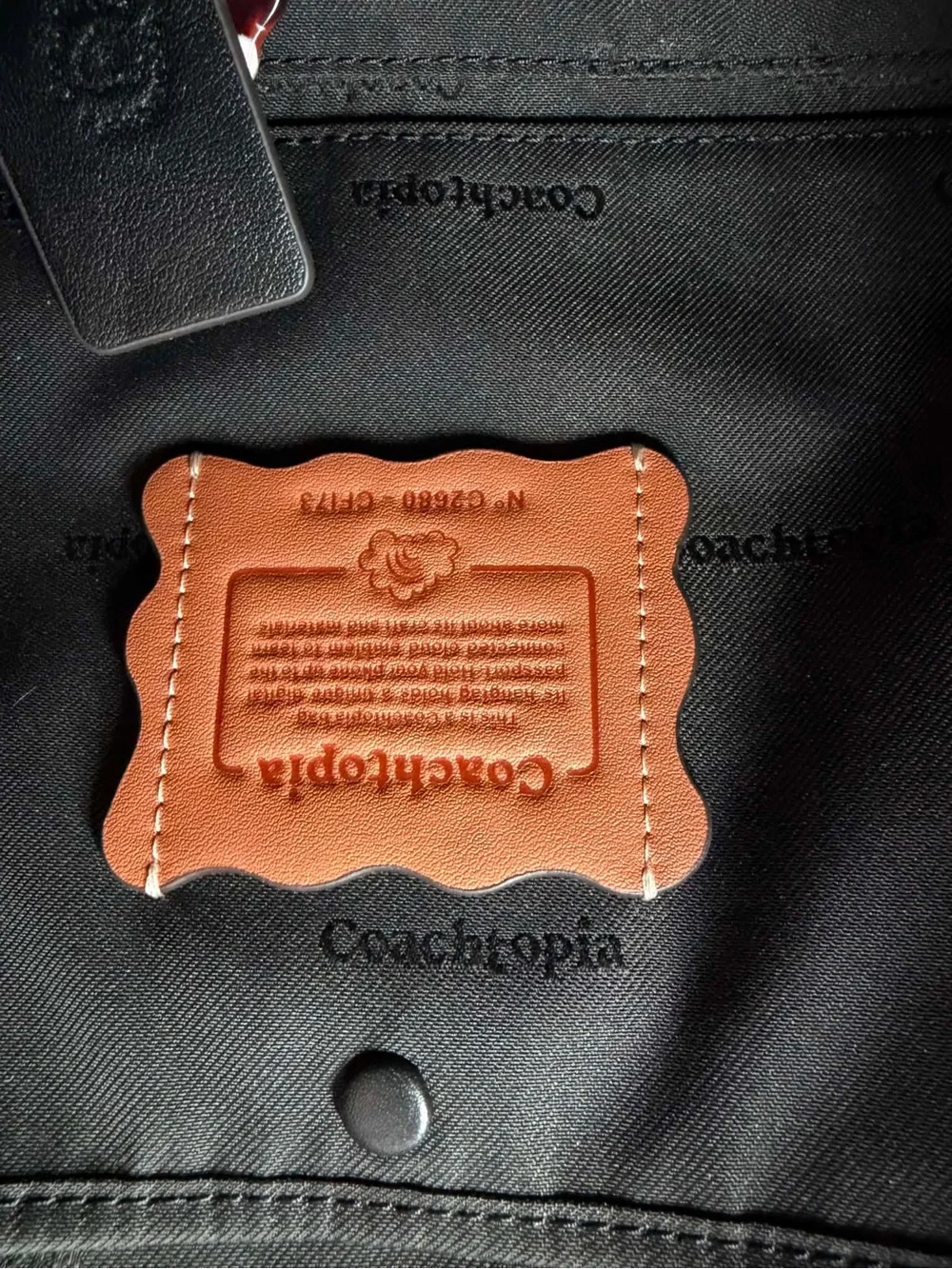 Coachtopia Alter Ego Black and White Shoulder Bag